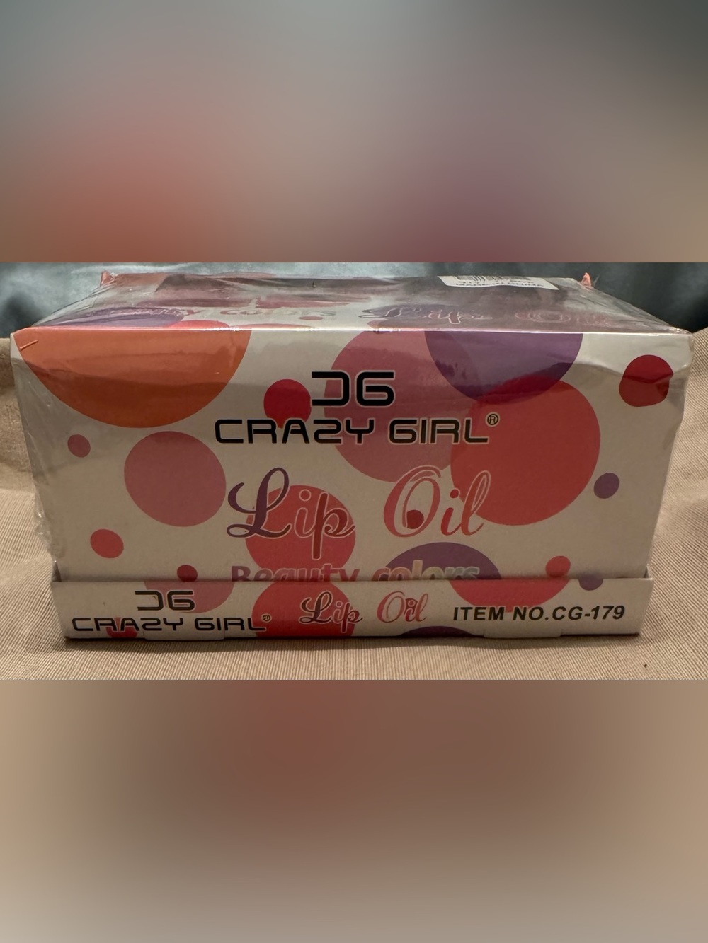 DG Crazy Girl Beauty Colors Lip Oils - Hydrating & High Shine, 24 in Box